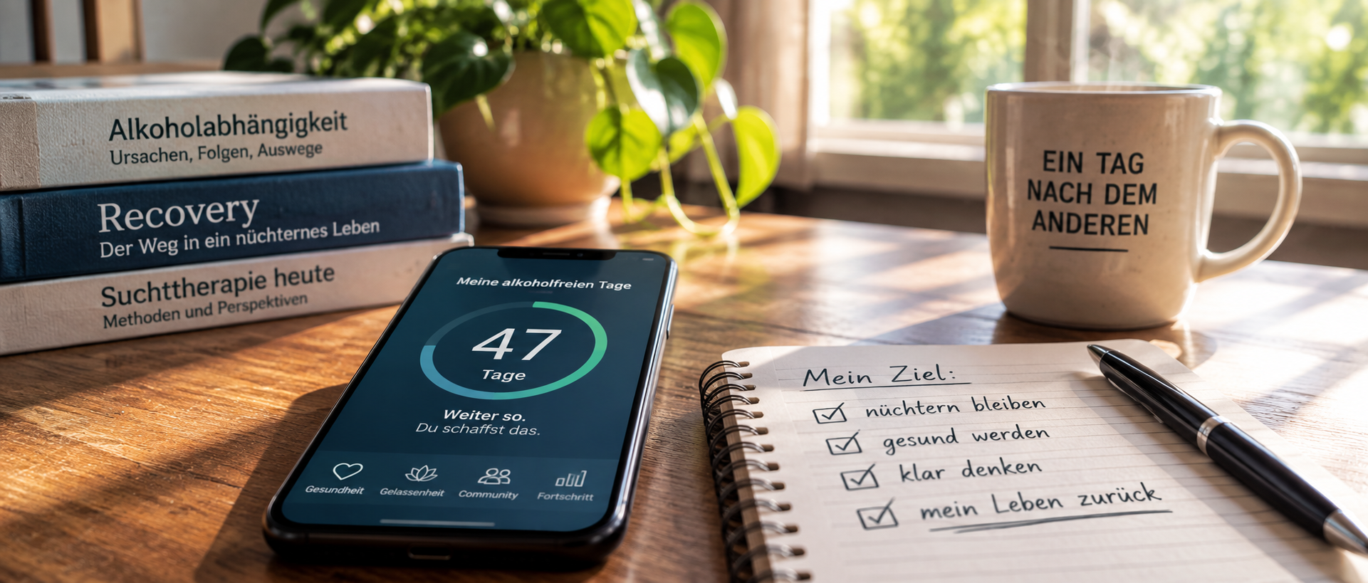 Trocken mit Apps?